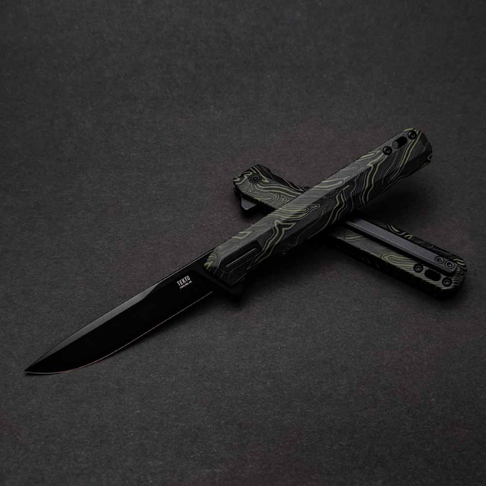 Tekto F2 Bravo G10 Damascus