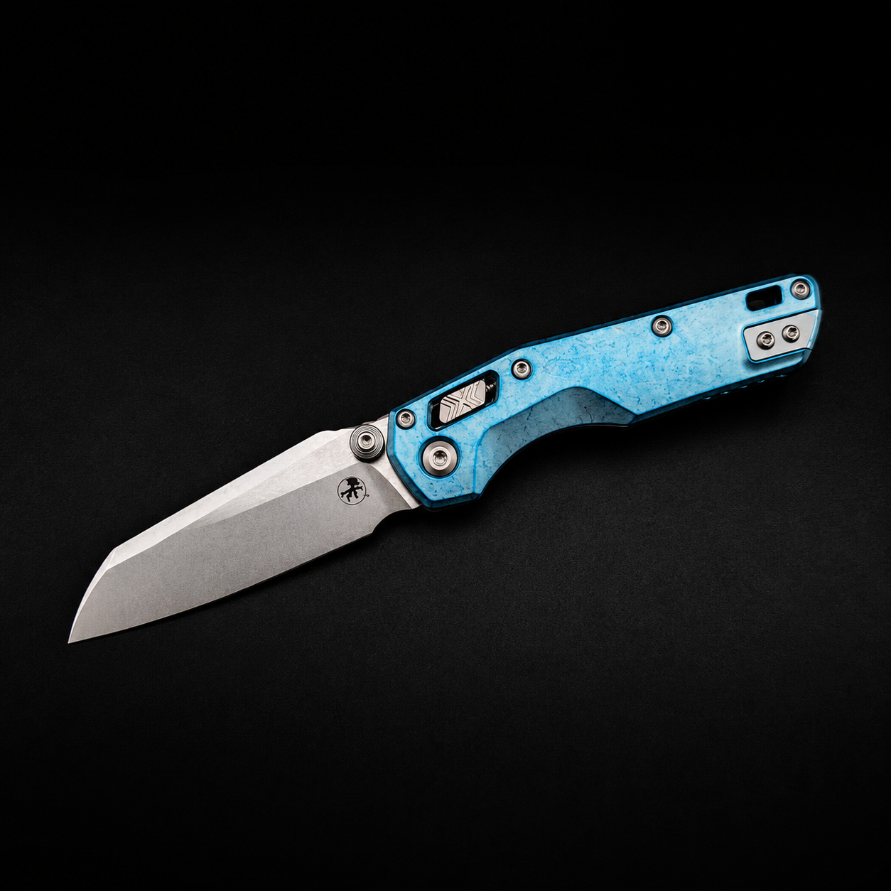 Microtech MSI Mini Marfione Select 210M-10MS7 – Ice Blue Titanium